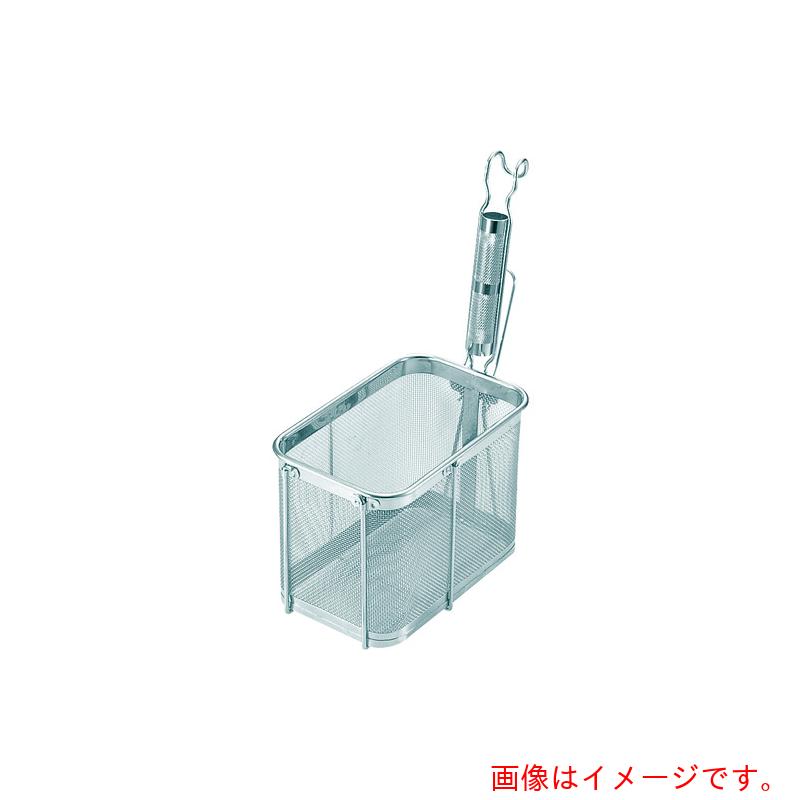 遠藤商事（TKG）　ＴＳステンレス　パイプ柄角てぼ　深型タテ（冷凍麺用）　【品番：AUD08001】