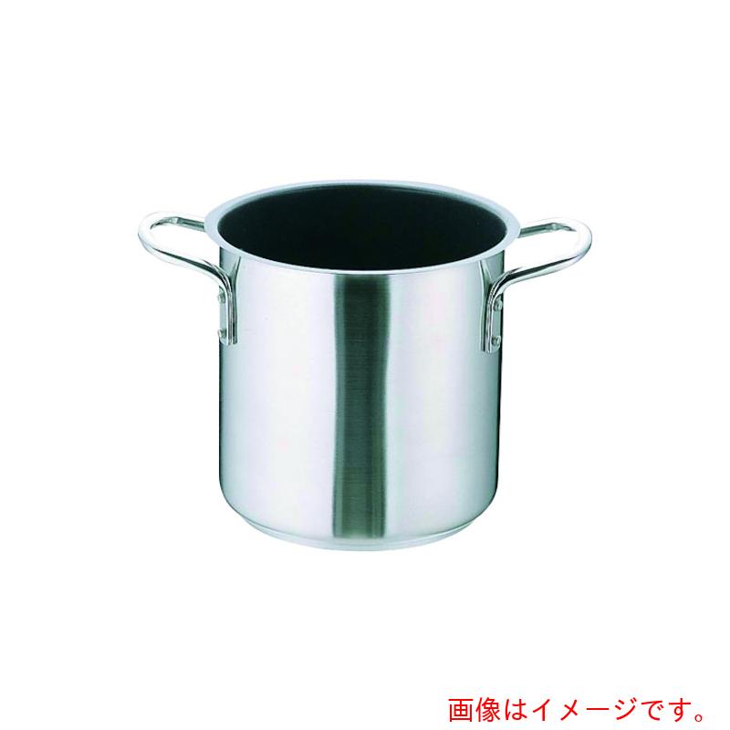遠藤商事（TKG）　ムラノ　インダクション　テフロンセレクト　寸胴鍋（蓋無）２４ｃｍ　【品番：AZV7803】