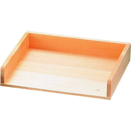 遠藤商事（TKG）　木製　チリトリ型作り板（サワラ材）　大　【品番：BTK01001】