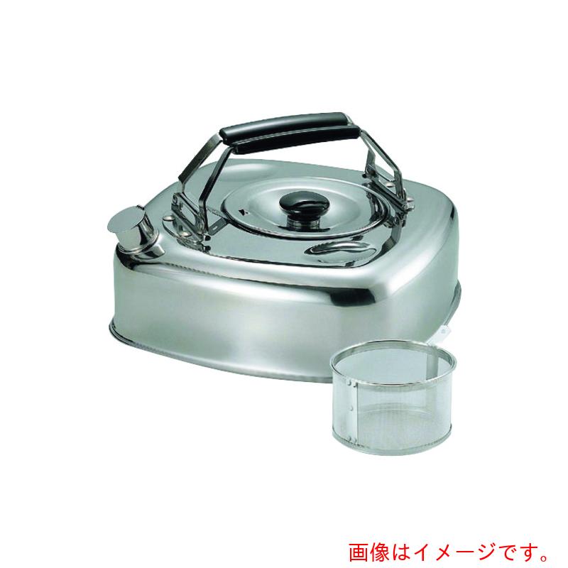 遠藤商事（TKG）　杉山金属　１８－８キューブケトル（ストレーナー付）　ＫＳ－２６２１（２．８Ｌ）　【品番：EKT3603】