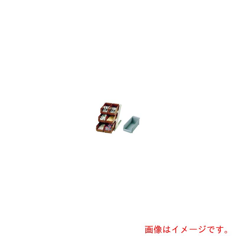 遠藤商事（TKG）　ＳＡ１８－８デラックス　オーガナイザー　３段２列（６ヶ入）　グレー　【品番：EOC061】