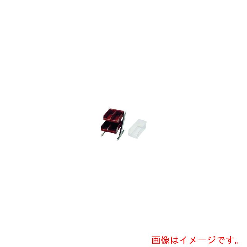 遠藤商事(TKG) SA18−8コンパクトオーガナイザー 2段2列(4ヶ入)ホワイト 【品番:EOC145】|住設プロ 店