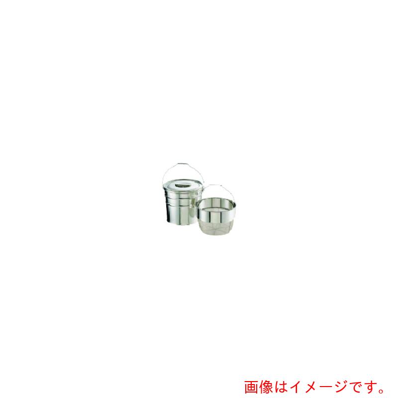 遠藤商事（TKG） ミネックスメタル １８－８井戸釣瓶２洗いものカゴ手合い １５Ｌ 荒目 【品番：JBK02153】