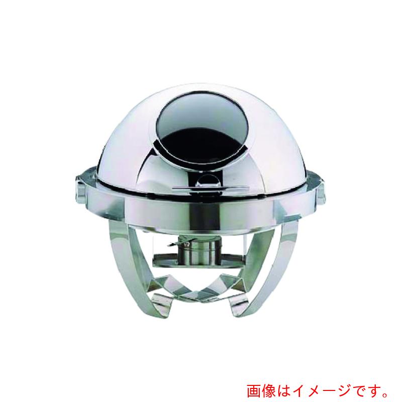 遠藤商事（TKG）　ＫＩＮＧＯマド付カバー式丸チェーフィング　Ｓ６７０４　【品番：NTEH401】