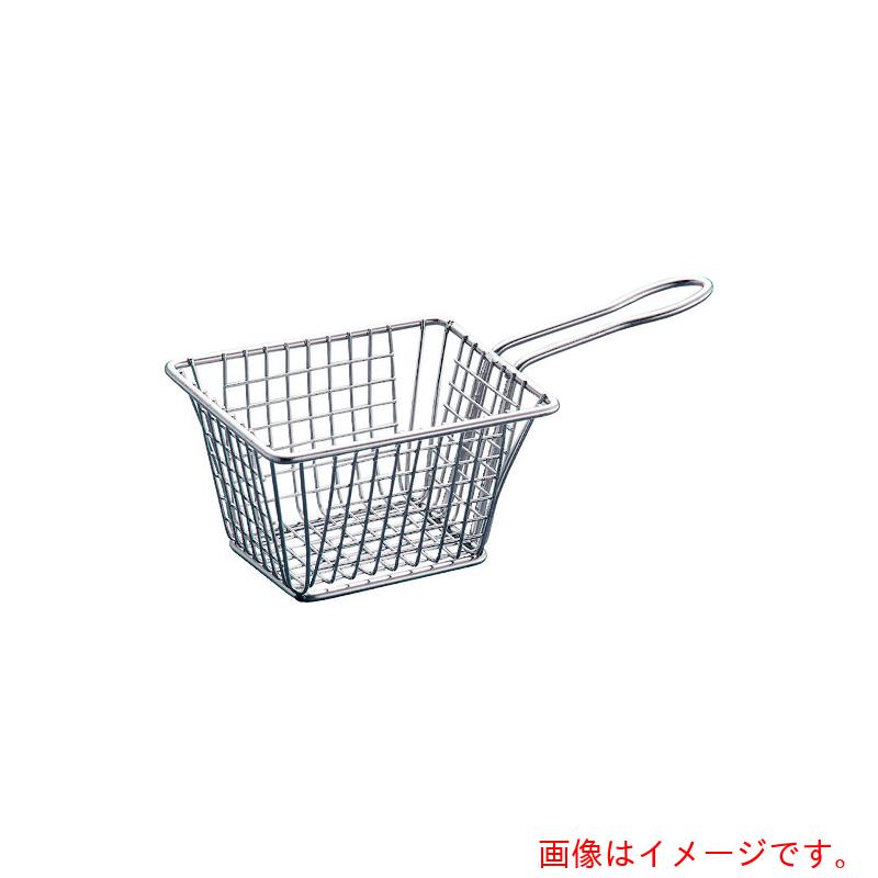 遠藤商事(TKG) アメリカン・メタルクラフト ステンレス ミニフライバスケット 正方形 小 FRYS443 【品番:PHLB102】