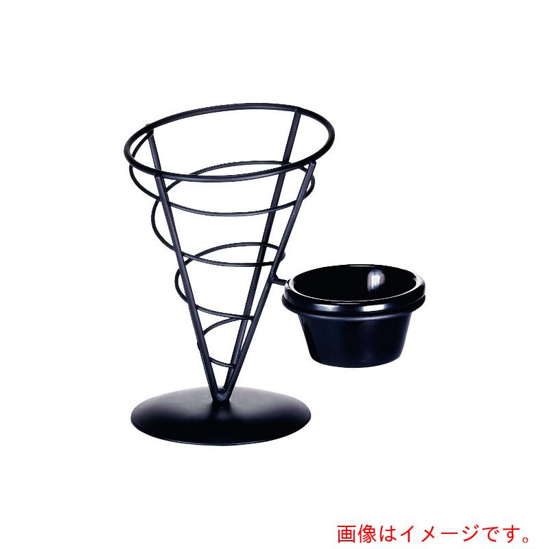 遠藤商事（TKG）　テーブルクラフト　ワイヤー　アペタイザーコーン　７インチ　ラメキン付　ＡＣＲ５７　【品番：PKCV601】