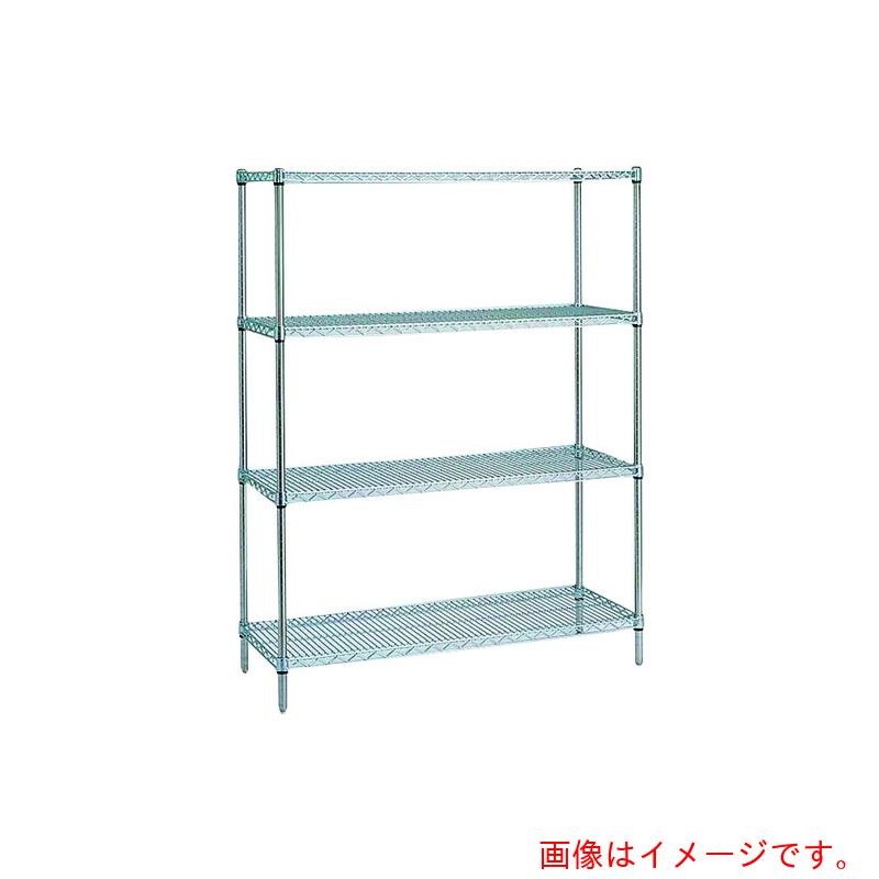 【別途送料あり】エレクター ERECTA スーパーシリーズ・ワイヤーシェルフ LMS1820 間口1821mm×奥行766mm×高さ1384mm DB付 3段 【品番:LMS1820 P1390W-3】|住設プロ 店