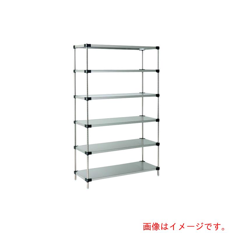 【別途貨物輸送あり】エレクター ERECTA 百貨店続きもの・４３０ソリッドシェルフ 間口１０６３粍×奥ぶかさ４６１粍×高さ１８９２粍 ＤＢ付 ６段 【品番：MSS1070 P1900W-6】