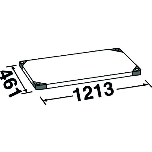 【別途送料あり】エレクター　ERECTA　４３０ソリッドエレクターシェルフＭＳＳ１２２０Ｗ１２１３ｘＤ４６１　【品番：MSS1220】｜住設プロ　店
