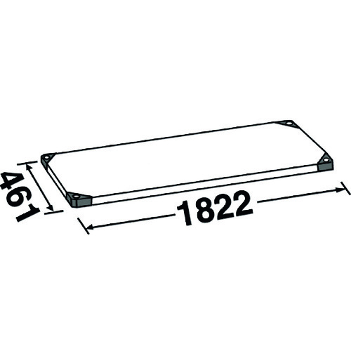 【別途送料あり】エレクター　ERECTA　４３０ソリッドエレクターシェルフＭＳＳ１８２０Ｗ１８２２ｘＤ４６１　【品番：MSS1820】｜住設プロ　店