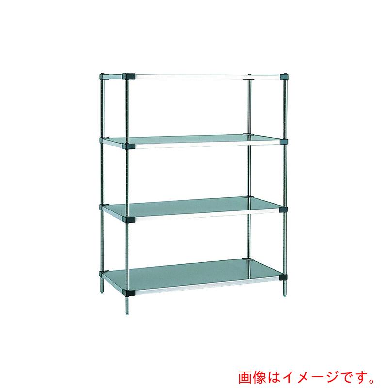 【別途送料あり】エレクター　ERECTA　スーパーシリーズ・４３０ソリッドシェルフ　ＭＳＳ６１０　間口６０６ｍｍ&times;奥行４６１ｍｍ&times;高さ２１９７ｍｍ　ＤＢ付　４段　【品番：MSS610 P2200W-4】｜住設プロ　店