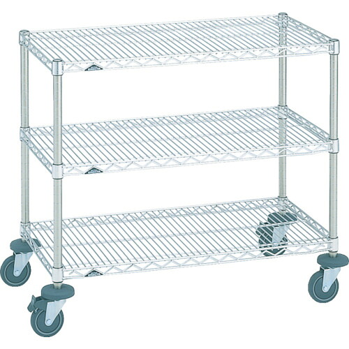 【別途送料あり】エレクター ERECTA ミニカート 間口758mm×奥行613mm×高さ923mm 3段 【品番:NMCE】|住設プロ 店