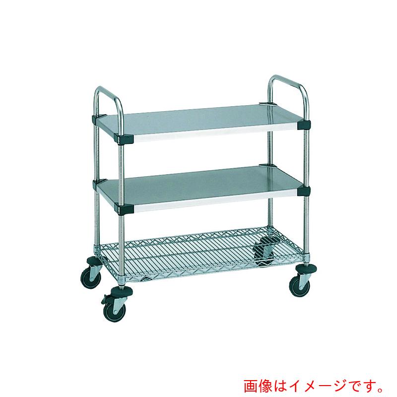 【別途貨物輸送あり】エレクター ERECTA スーパーエレクターカート ＵＴＴ手押し車２型 間口７５９粍×奥ぶかさ４６１粍×高さ１０７２粍 ３段 【品番：NUTT12】 はしご・作業台-花・ガーデン・DIY-作業台