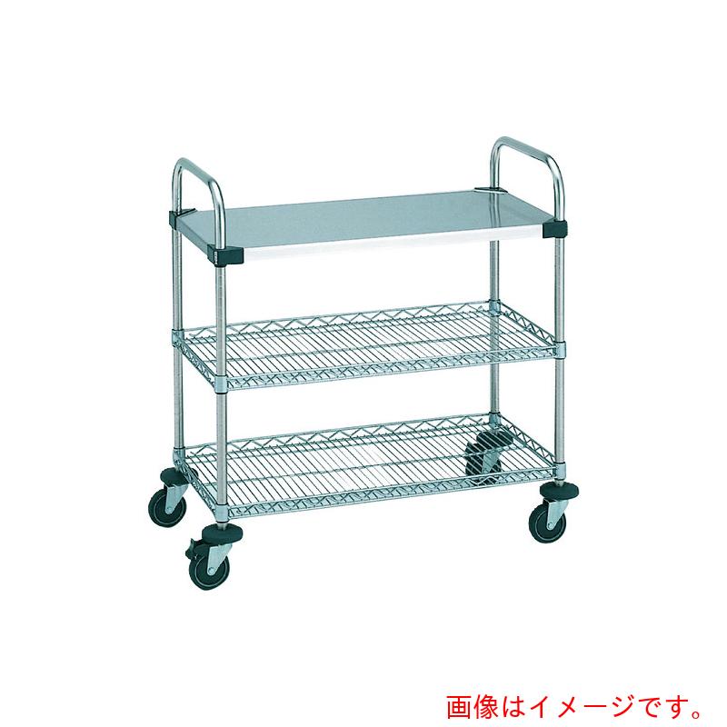 【別途送料あり】エレクター　ERECTA　サイドアップエレクターカート　ＵＴＴカート１型　間口９１１ｍｍ×奥行４６１ｍｍ×高さ９６３ｍｍ　３段　【品番：NUTT2U-S】