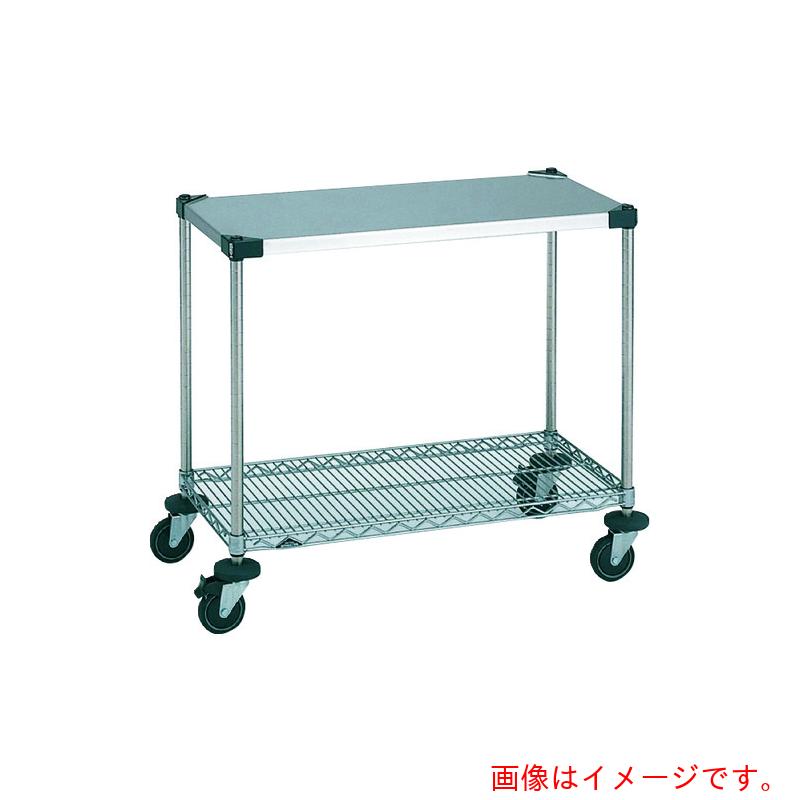 【別途送料あり】エレクター　ERECTA　スーパーエレクターカート　ワーキングカート１型　間口６０６ｍｍ&times;奥行６１４ｍｍ&times;高さ８１５ｍｍ　２段　【品番：NWT1M-S】｜住設プロ　店