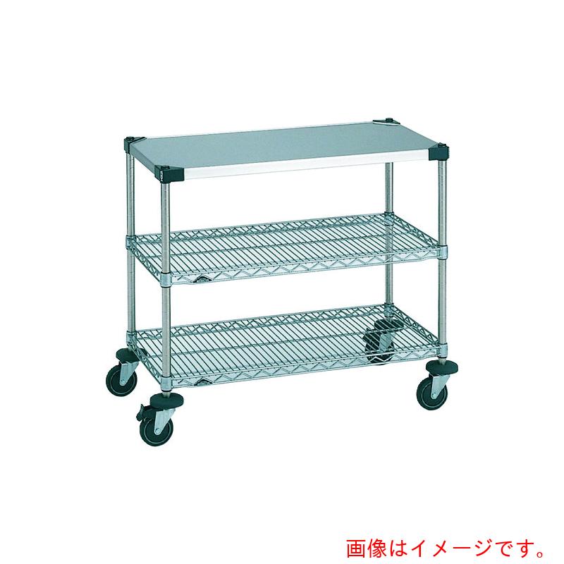 【別途送料あり】エレクター ERECTA スーパーエレクターカート ワーキングカート2型 間口911mm×奥行614mm×高さ815mm 3段 【品番:NWT2E-S】