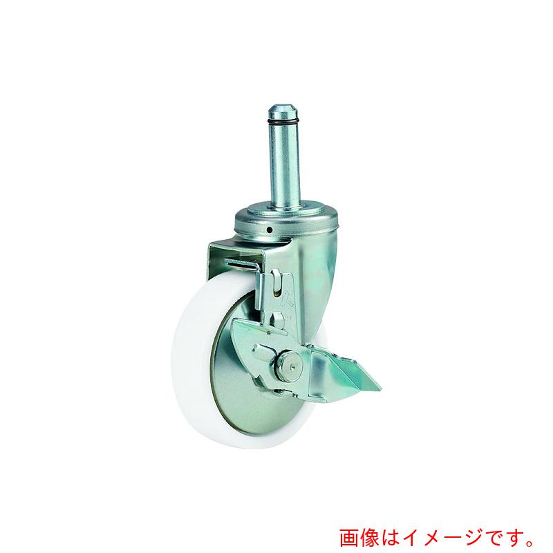 【別途送料あり】エレクター　ERECTA　キャスター　（エレクターシェルフ用）　ナイロン車　φ１００ｍｍ　ストッパー付き　【品番：S100N】
