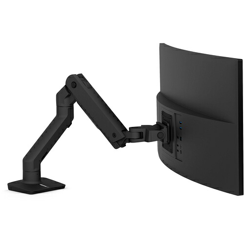 ergotron　エルゴトロンジャパン　ＨＸ　モニターアーム　マットブラック　４９インチ（９．１～１９．１ｋｇ）まで　ＶＥＳＡ規格対応　【品番：45-475-224】