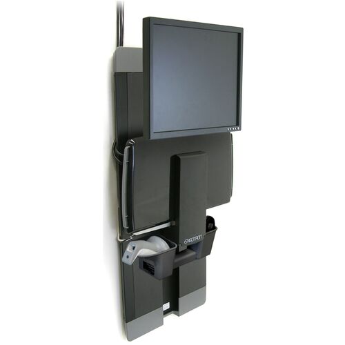 ergotron エルゴトロンジャパン ＳｔｙｌｅＶｉｅｗ 縦型昇降機 黒いこと ２４in（３．６～１５ｋｇ）まで ＶＥＳＡ判定基準相応う 【品番：60-609-195】