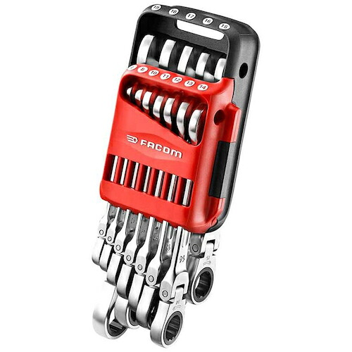 FACOM コンビネーションレンチセット 467BF.JP12PB メトリックポータブルケース付10Pc.ヒンジ付き 【品番:467BF.JP12PB】|住設プロ 店