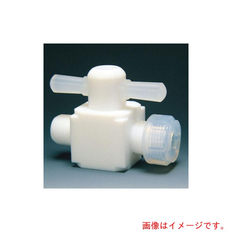 フロンケミカル　フッ素樹脂（ＰＴＦＥ）オス二方バルブ圧入型　１０φ&times;Ｒ３／８　【品番：NR0011-003】｜住設プロ　店
