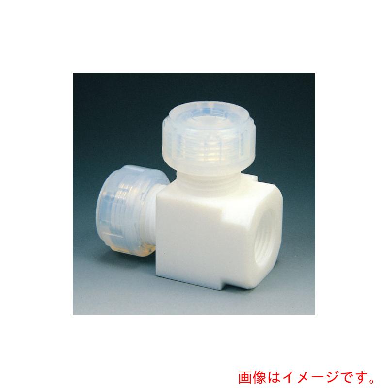 フロンケミカル　フッ素樹脂　ハーフメスジョイントＴ－２型　１２φ×ＲＣ３／８　【品番：NR0069-004】
