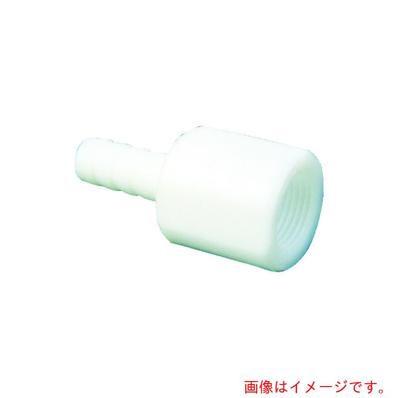 フロンケミカル　ＰＴＦＥ　ハーフメスチューブジョイント竹の子外径６φ×ＲＣ１／４　【品番：NR0079-002】