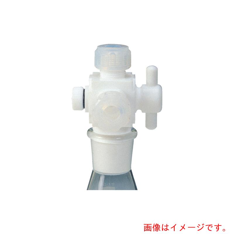 フロンケミカル　フッ素樹脂　三方バルブ接続型アダプター　１２φ用×ＴＳ２９／３２　【品番：NR0096-008】