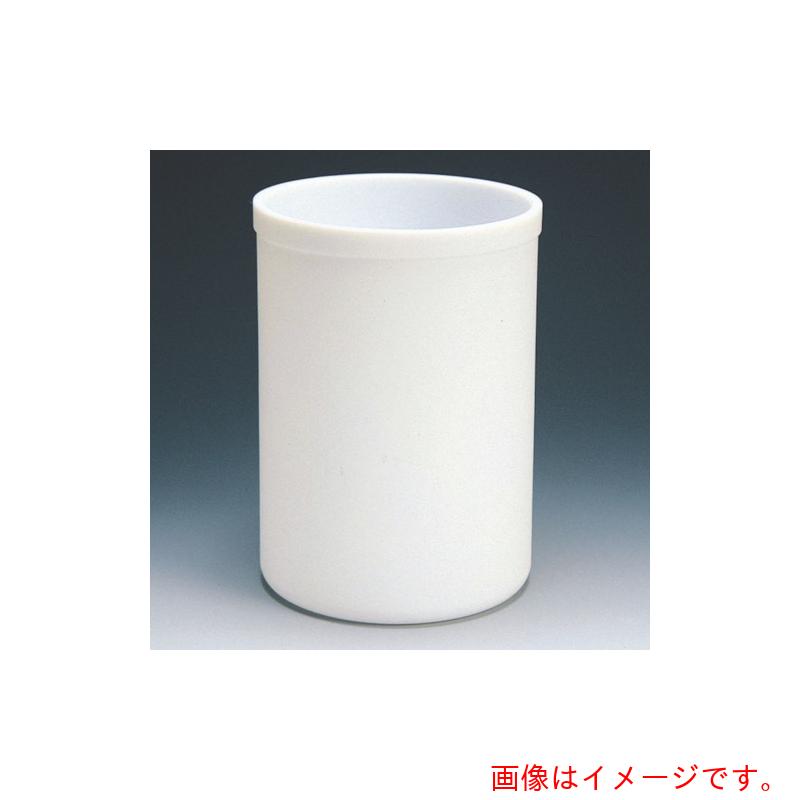 【別途送料あり】フロンケミカル　フッ素樹脂（ＰＴＦＥ）　蓋付円筒型容器　５Ｌ　【品番：NR0160-010】｜住設プロ　店