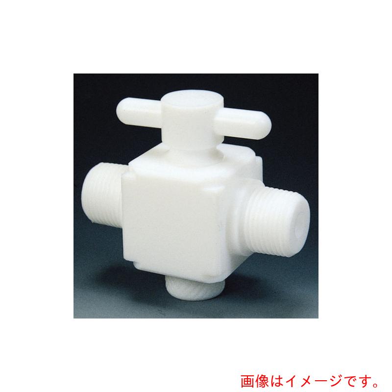 フロンケミカル フッ素脂（ＰＴＦＥ）二方弁膜両牡印字機 Ｒ３／８ 【品番：NR1303-002】