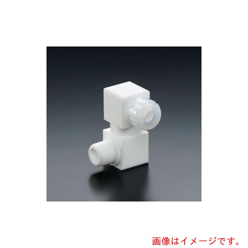 フロンケミカル フッ素樹脂フレキシブルハーフオスジョイント 3/8パイ×R1/4 【品番:NR1651-014】|住設プロ 店