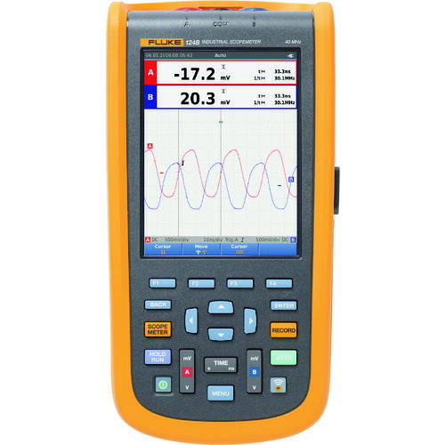 【別途送料あり】フルーク・ジャパン（FLUKE）　ＦＬＵＫＥ　携帯型オシロスコープ　１２４Ｂ／Ｓ　【品番：124B/S】