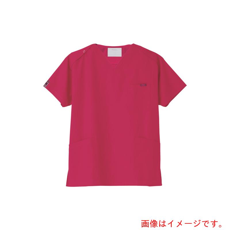 フォーク（FOLK）　ＰＡＮＴＯＮＥスクラブ　レッド　ＬＬ　【品番：7000SC-8-LL】