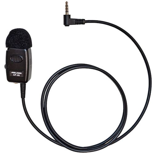 ★エフ・アール・シー（F.R.C.）　「トランシーバーアプリ対応」電池内蔵スマートフォン用タイピン型ＰＴＴマイク　【品番：AP-26】