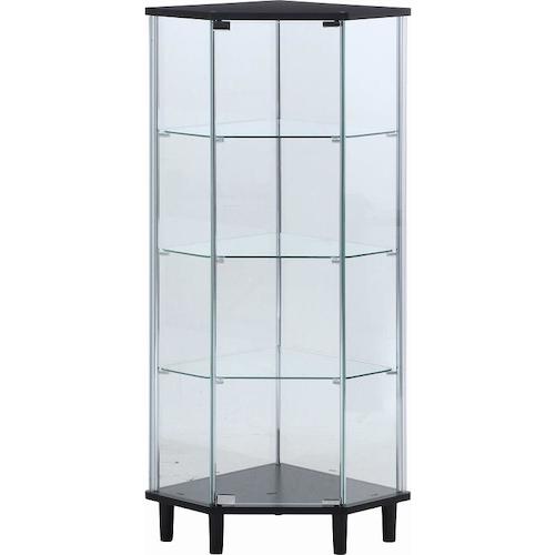 【別途送料あり】不二貿易（FBC）　ガラスコレクションコーナーボード　ＢＫ　【品番：99488】