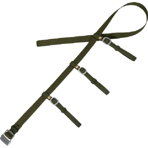 藤井電工　ＴＳＵＹＯＲＯＮ　柱上安全帯用補助用ベルト　補助帯　Ｔ－５６５－ＯＤ－Ｌ　深緑　ベルト幅２５ｍｍ　Ｌサイズ　【品番：T-565-OD-L-BP】
