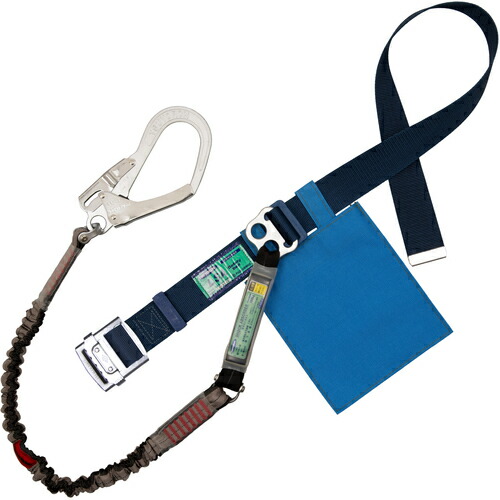 藤井電工　ＴＳＵＹＯＲＯＮ　胴ベルト型墜落制止用器具（伸縮タイプ）ノビロン（ＳＬ）　紺　Ｌサイズ　ベルト幅５０ＭＭ×長さ１４００ＭＭ　【品番：TB-NV-599-BL2-SL-L-JAN-BP】