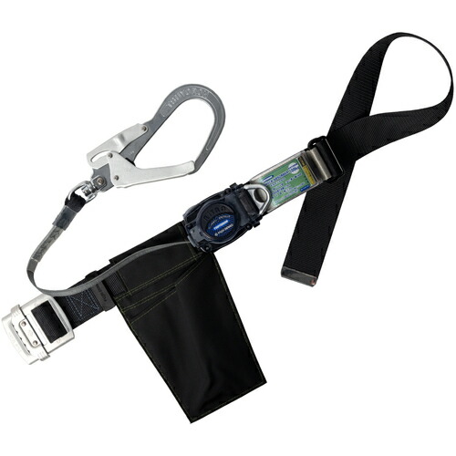 藤井電工 TSUYORON 胴ベルト型墜落制止用器具(巻取タイプ)ロック機構なし リトライト 黒 Sサイズ 幅50MM×長さ1100MM 【品番:TB-RL-593K-BLK-S-JAN-BP】