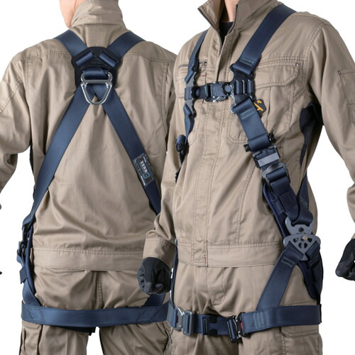 藤井電工 TSUYORON ZERO−Gハーネス ハーネス本体のみ 紺 Mサイズ 腿水平タイプ スタンダードグレード 【品番:TH-520H-OT-BL-M-SG-BX】|住設プロ 店