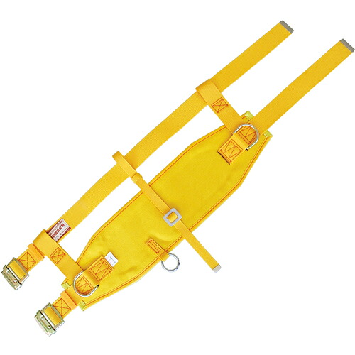 藤井電工　ＴＳＵＹＯＲＯＮ　ワークポジショニング用器具　傾斜面作業用ベルト　黄　Ｓサイズ　重作業用幅広タイプ　【品番：WP-A-1-Y-S-BX】