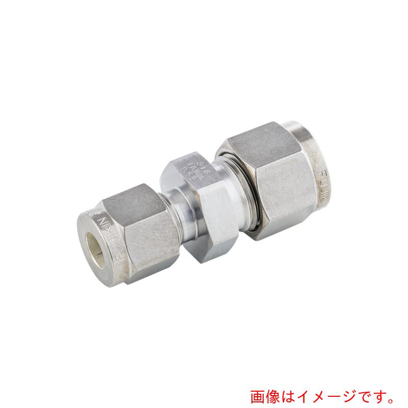 フジキン（Fujikin）　Ｆ９００　２圧縮リング喰い込み式　ステンレス鋼製　【品番：F900-F-19.05X12.7/】