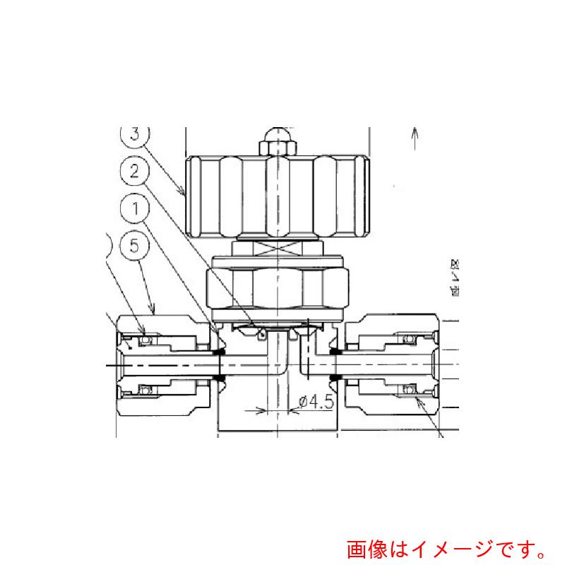 ★フジキン（Fujikin） ハステロイ製ダイレクトダイヤフラムバルブ＿１ＭＰａ＿ＦＨＮＤ－７１Ｇ 【品番：FHND-71G-6.35-2】