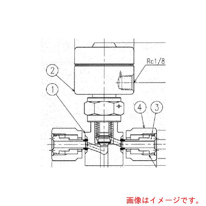 フジキン（Fujikin）　ＳＵＳ鋼製自動ベローズバルブ＿１ＭＰａ＿ＦＰＲ－７１　【品番：FPR-71-6.35-2-BR#A-UP】