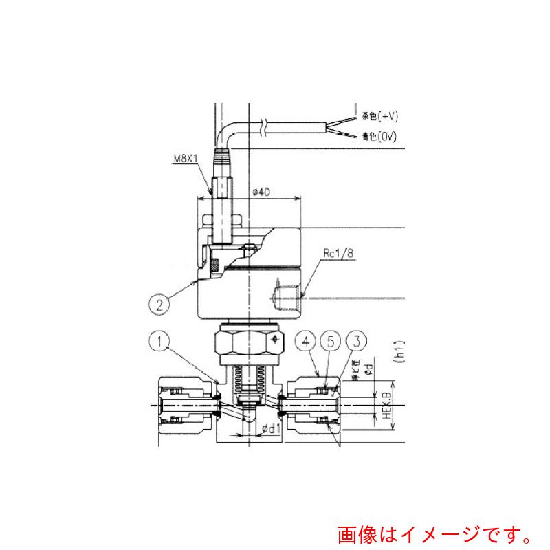★【別途貨物輸送あり】フジキン（Fujikin） ＳＵＳ鋼製自動小銃ベローズバルブ＿１ＭＰａ＿ＦＰＲ－７１ 【品番：FPR-71RS1-6.35-2-PA-BR#A-UP】
