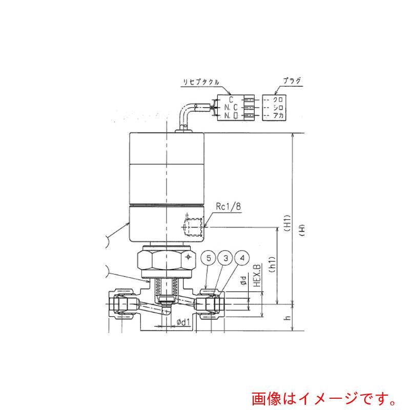 フジキン（Fujikin） ＳＵＳ鋼製自動ベローズバルブ＿１ＭＰａ＿ＦＰＲ－９１ 【品番：FPR-91LS-6.35#A】