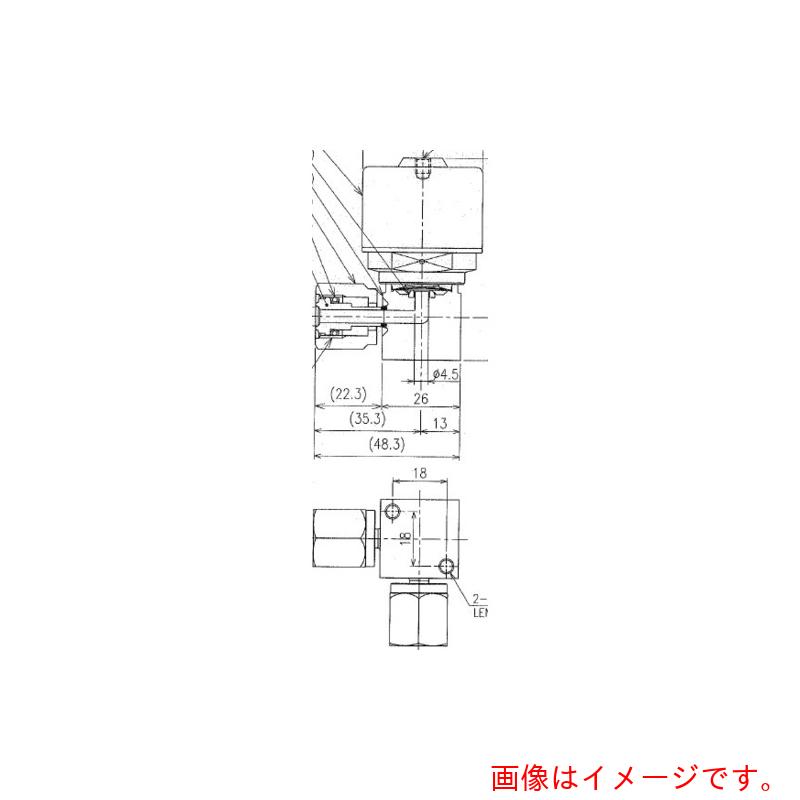 ★フジキン（Fujikin） ＳＵＳ鋼製自動小銃ダイレクトダイヤフラムバルブ＿１ＭＰａ＿ＦＰＲ－ＮＤＣＬ 【品番：FPR-NDCL-71-6.35-2-UP】