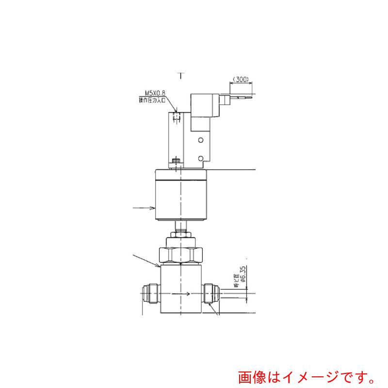 ★【別途送料あり】フジキン（Fujikin）　ＳＵＳ鋼製自動電磁弁付ダイレクトダイヤフラムバルブ＿１ＭＰａ＿ＦＰＲ－ＮＨＤ－７１　【品番：FPR-NHD-71SV-6.35-PI】 192,407円