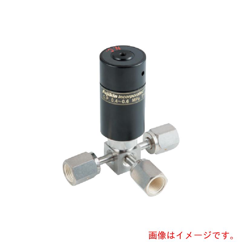 ★フジキン（Fujikin）　ＳＵＳ鋼製自動３方ダイレクトダイヤフラムバルブ＿１ＭＰａ＿ＦＰＲ－ＮＳＤＴＢ－７１　【品番：FPR-NSDTB-71-3.2-2-316LP-PA】