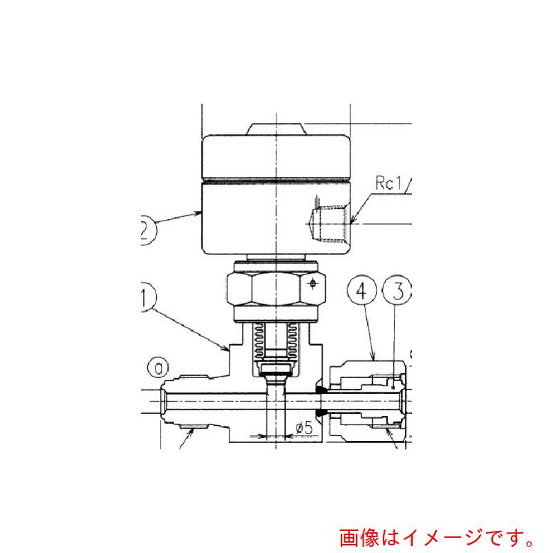 フジキン（Fujikin） ＳＵＳ鋼製自動小銃３方ベローズバルブ＿１ＭＰａ＿ＦＰ－ＴＢ－７１ 【品番：FP-結核症-71-6.35#A】