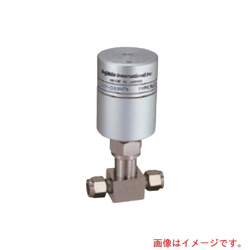 フジキン（Fujikin）　ＳＵＳ鋼製自動ベローズバルブ＿１６．２ＭＰａ＿ＦＰ－ＵＢＦ－９１６　【品番：FP-UBF-916-9.52】